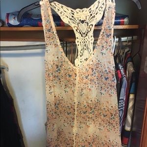 Flower tank top